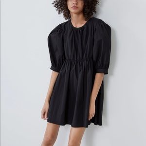Zara NEW puff sleeve dress